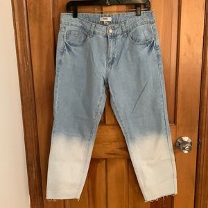Forever 21 ombré boyfriend jeans